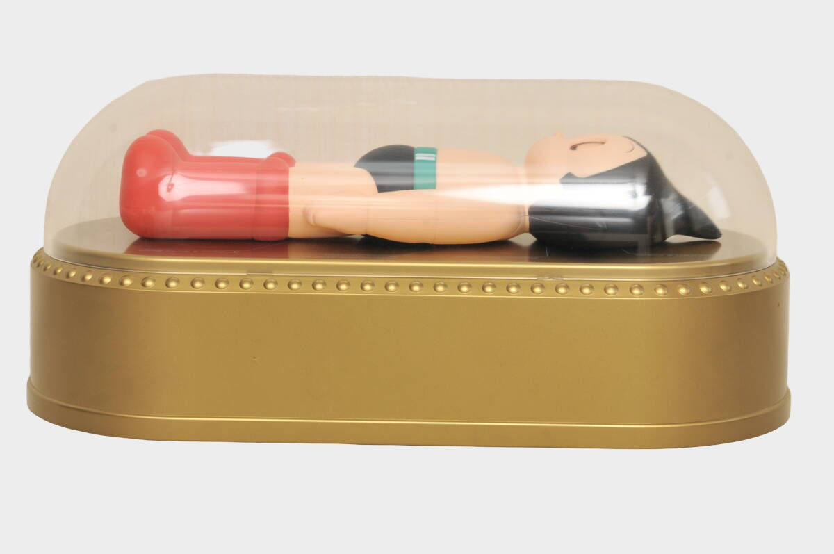 Astro Boy Birthday Countdown Opening Digital Clock by Rhythm, Gold Dome Display, Complete with Box & Manual, Working Vintage 2000s