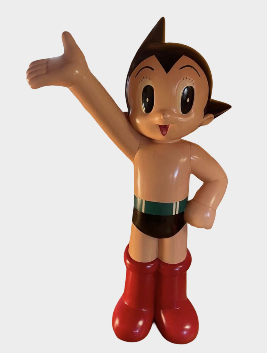 Astro Boy Life Size 150cm FRP Statue Bandai Tetsuwan Atom Large Anime Display Figure Japan Fiberglass Sculpture