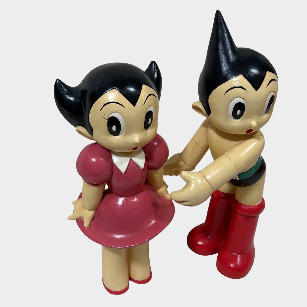 Astro Boy & Uran Life-Size Display Statue Pair ATS Tezuka Productions Licensed Tetsuwan Atom Figures Japan