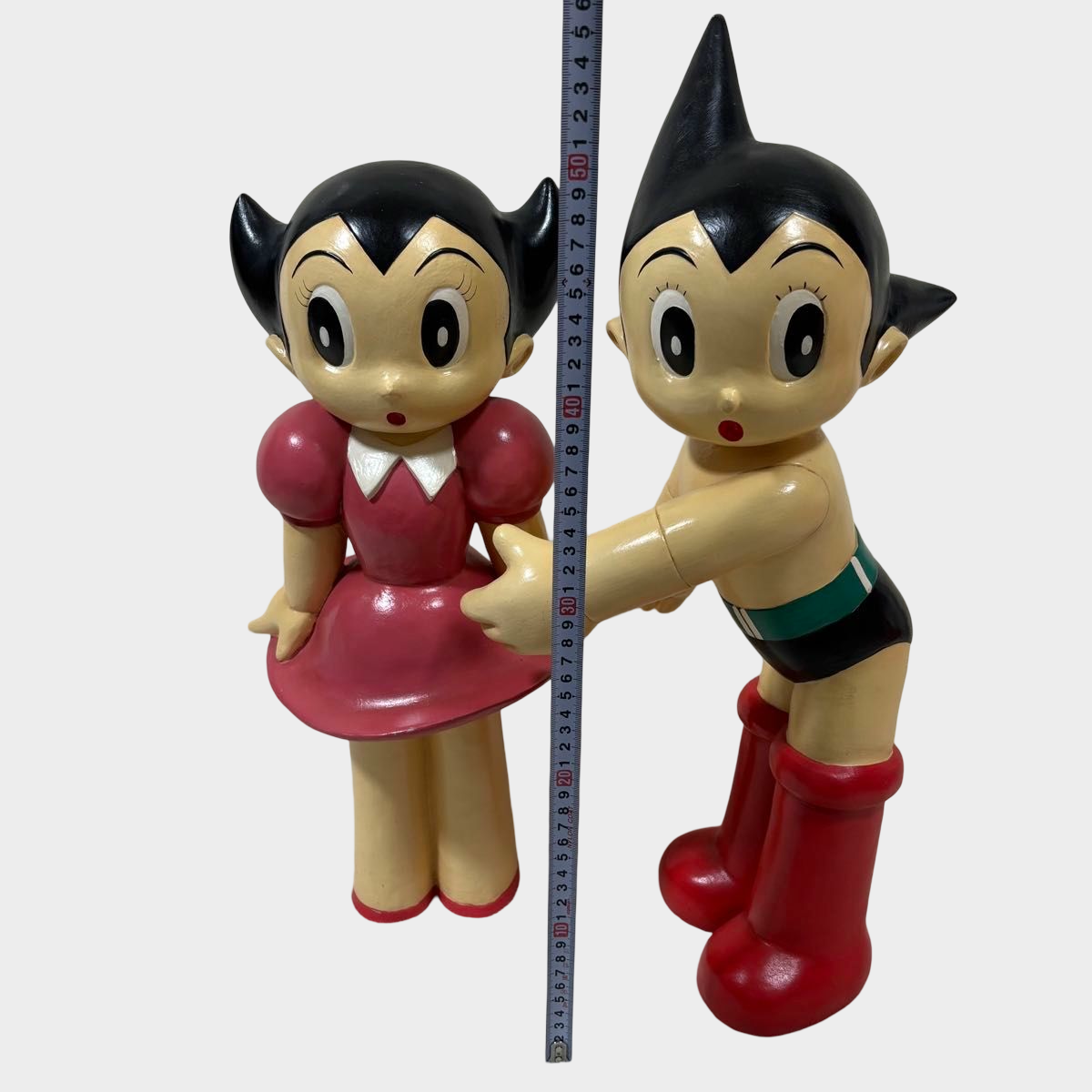 Astro Boy & Uran Life-Size Display Statue Pair ATS Tezuka Productions Licensed Tetsuwan Atom Figures Japan