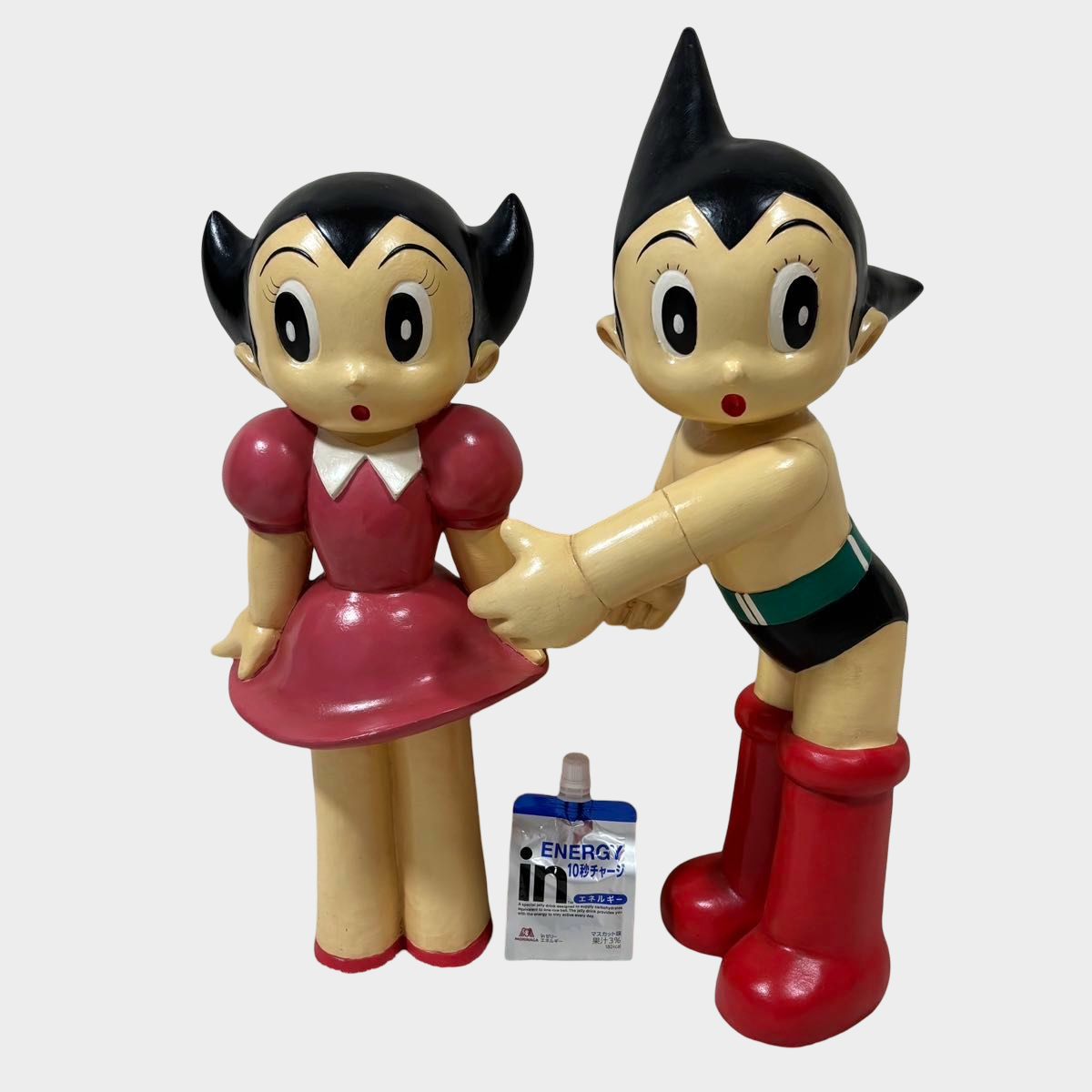 Astro Boy & Uran Life-Size Display Statue Pair ATS Tezuka Productions Licensed Tetsuwan Atom Figures Japan