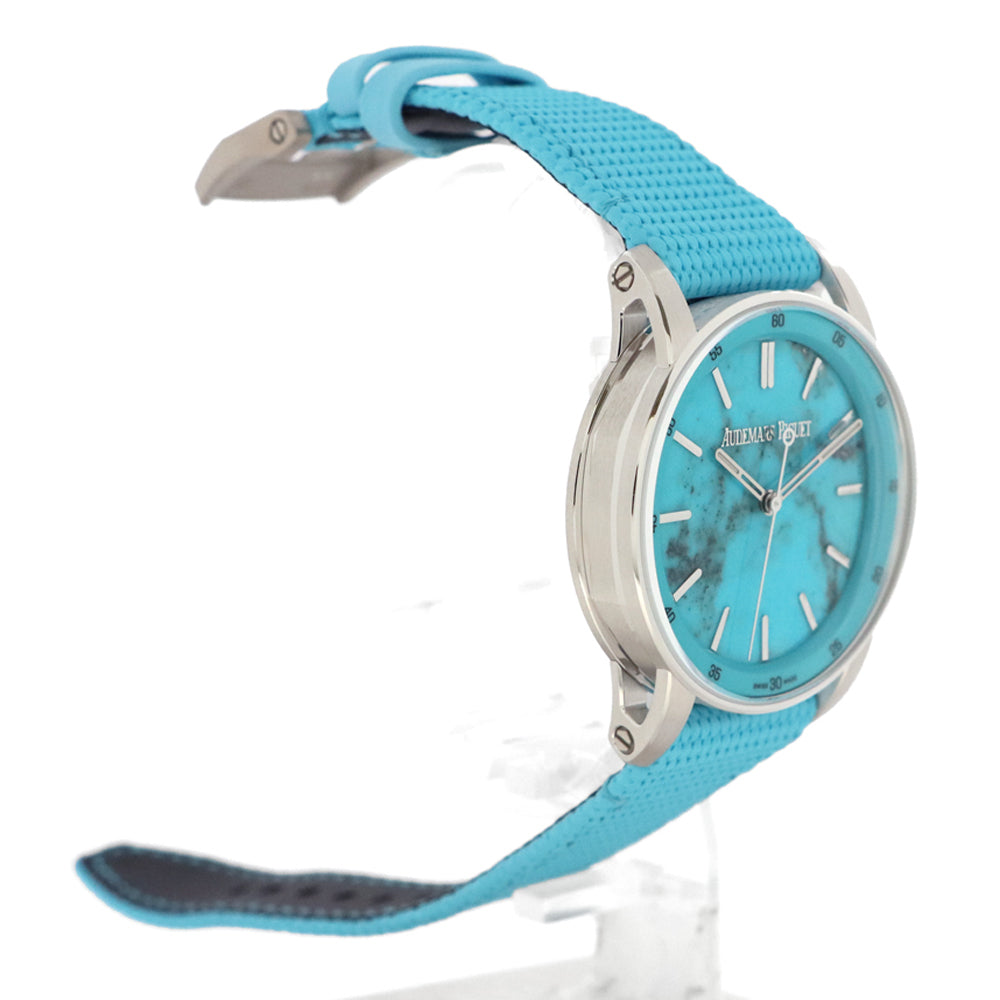 Audemars Piguet CODE 11.59 38mm Natural Turquoise Stone Dial 18K White Gold Automatic Ref. 77410BC.OO.A351KB.01