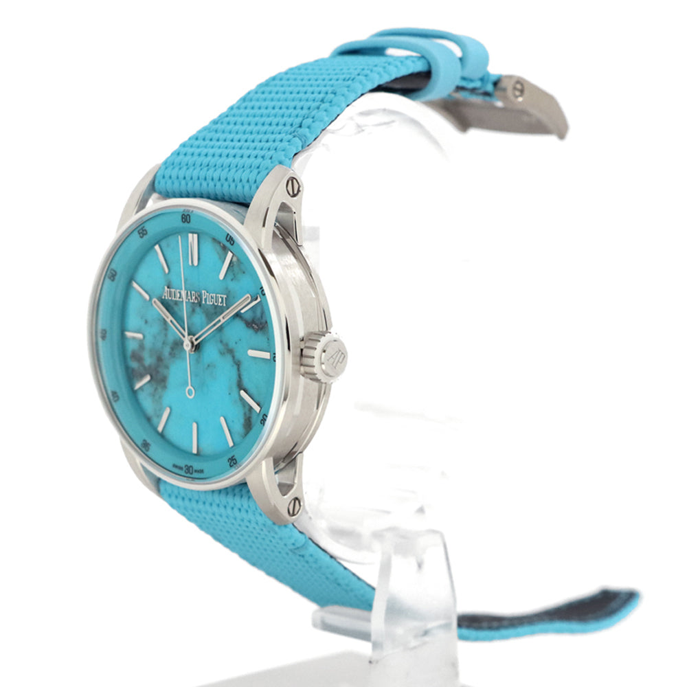 Audemars Piguet CODE 11.59 38mm Natural Turquoise Stone Dial 18K White Gold Automatic Ref. 77410BC.OO.A351KB.01