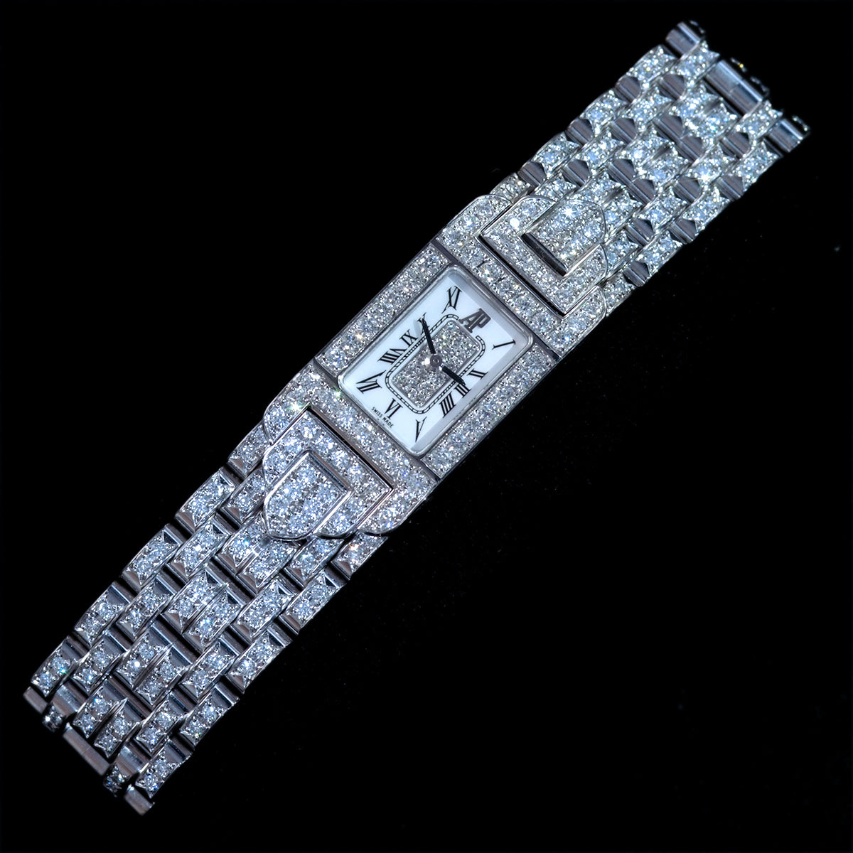 Audemars Piguet Charleston 18K White Gold Factory Diamond High-Jewelry Watch Ref. 67029BC.ZZ.1092BC.01