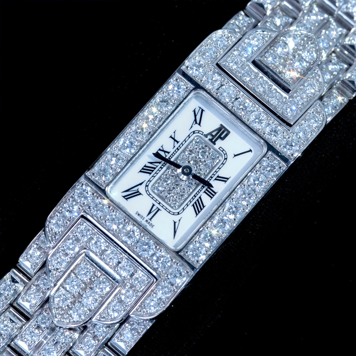 Audemars Piguet Charleston 18K White Gold Factory Diamond High-Jewelry Watch Ref. 67029BC.ZZ.1092BC.01