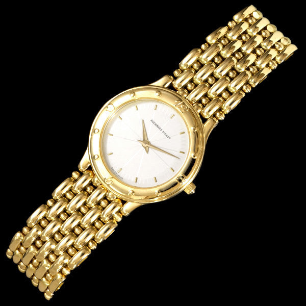 Audemars Piguet Classical 18K Yellow Gold Integrated Bracelet Quartz Watch Ref. 56141BA