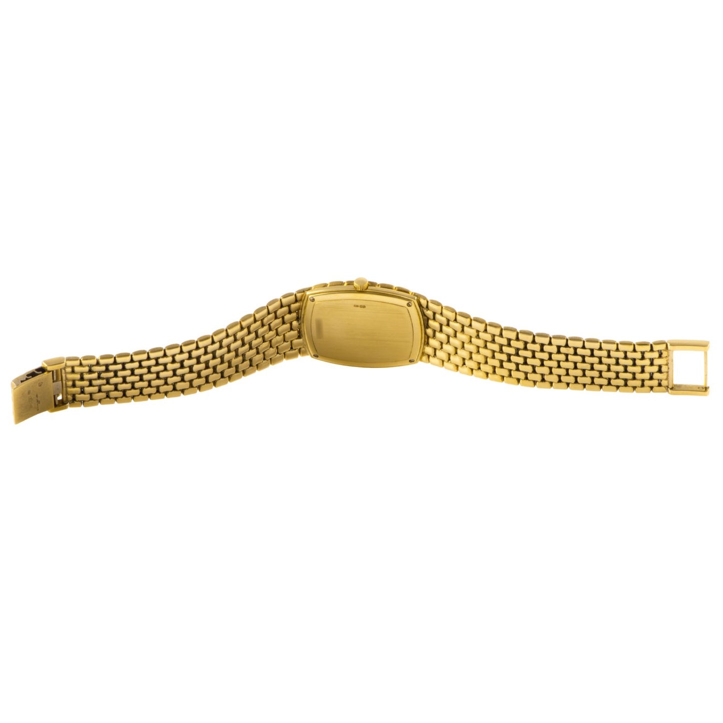 Audemars Piguet Cobra 18K Yellow Gold · 12-Diamond Gold Dial · 81.1g · Manual-Wind Integrated Bracelet Vintage Watch