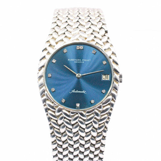 Audemars Piguet Cobra Ref. 5403BC 18K White Gold · Blue Diamond Dial · 34mm Automatic · 1970s Integrated Bracelet Watch