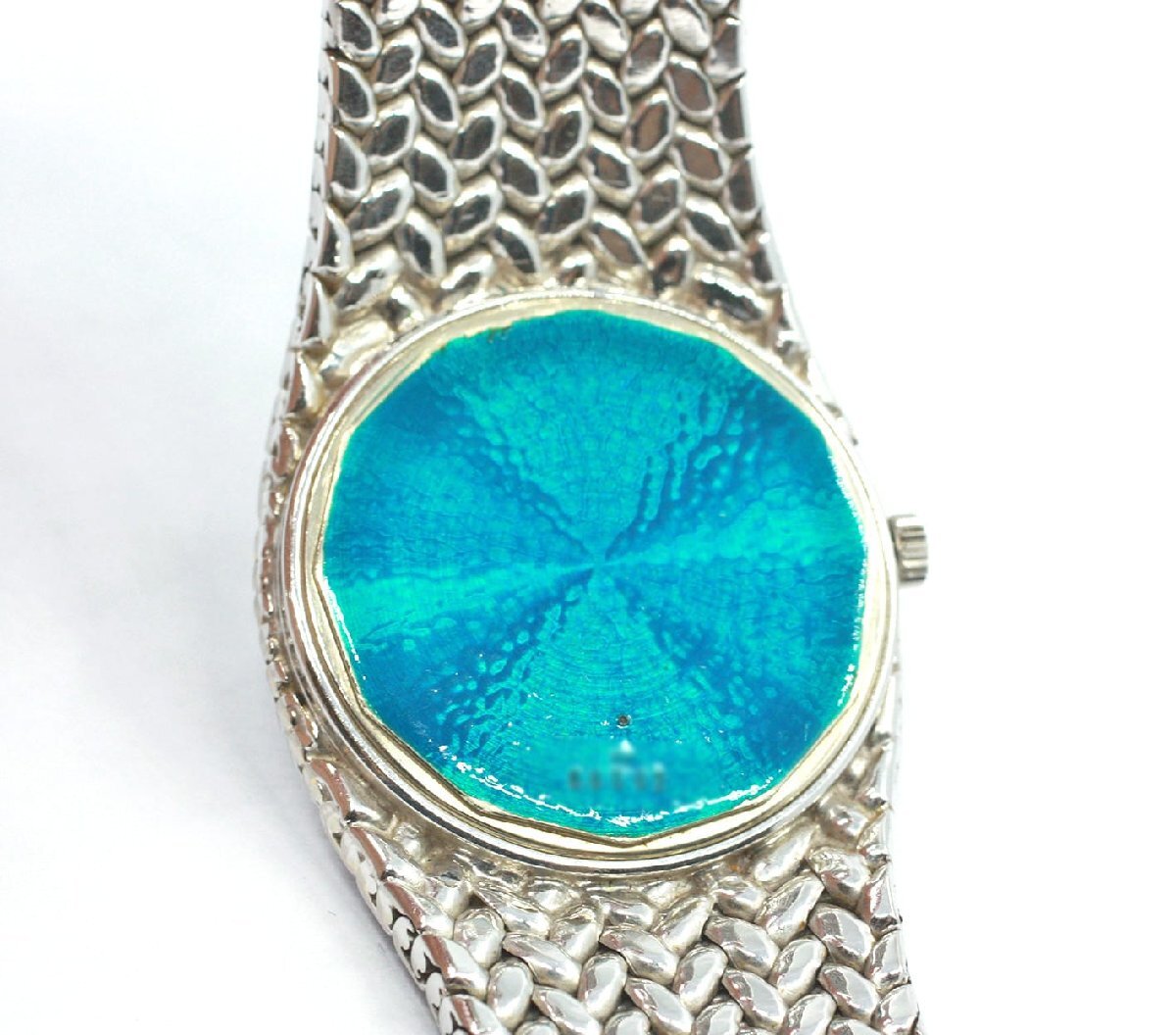 Audemars Piguet Cobra Ref. 5403BC 18K White Gold · Blue Diamond Dial · 34mm Automatic · 1970s Integrated Bracelet Watch