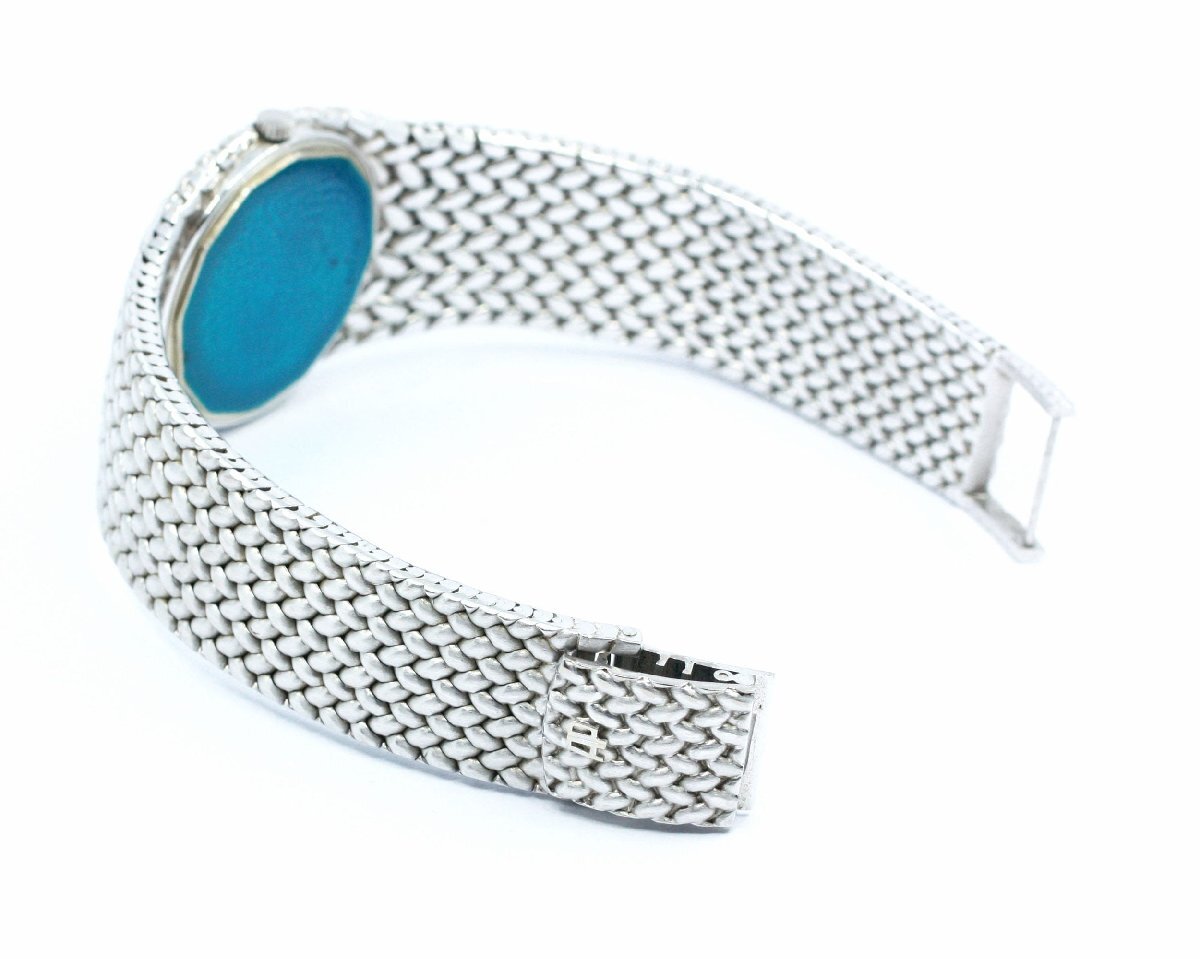 Audemars Piguet Cobra Ref. 5403BC 18K White Gold · Blue Diamond Dial · 34mm Automatic · 1970s Integrated Bracelet Watch
