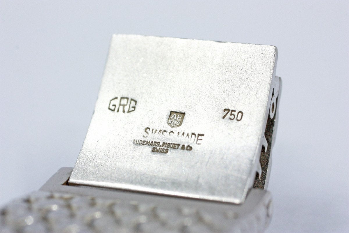 Audemars Piguet Cobra Ref. 5403BC 18K White Gold · Blue Diamond Dial · 34mm Automatic · 1970s Integrated Bracelet Watch