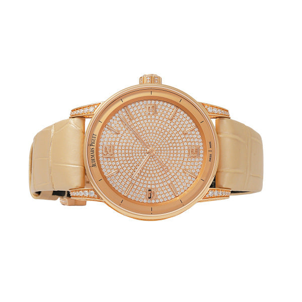 Audemars Piguet Code 11.59 Selfwinding Ref. 15210OR.ZZ.D208CR.01 18K Pink Gold Diamond Pave 41mm