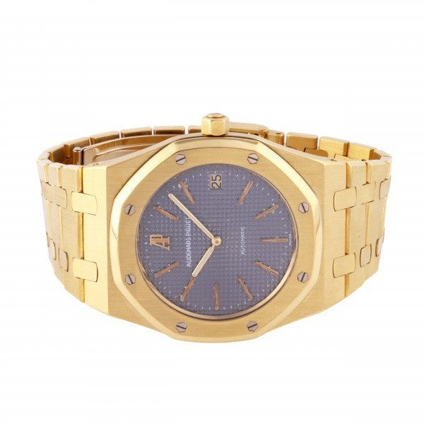 Audemars Piguet Royal Oak Jumbo Ref. 5402BA · 18K Yellow Gold · Gray Petite Tapisserie Dial · Cal. 2121 Automatic · 39mm Vintage