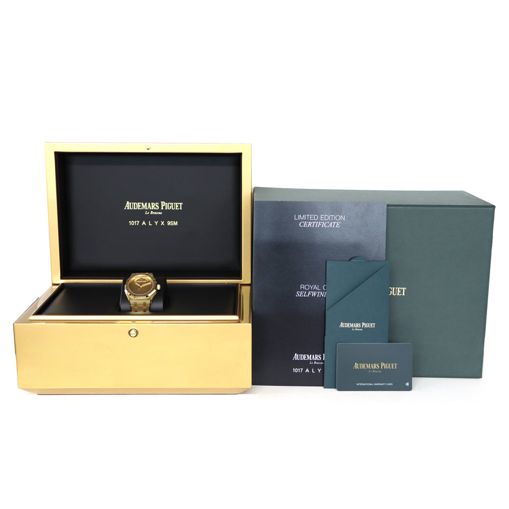 Audemars Piguet Royal Oak x 1017 ALYX 9SM Ref. 15550BA.OO.1356BA.02 · 18K Yellow Gold · Limited 194 Pieces · Cal. 5909 Automatic · 37mm Full Set