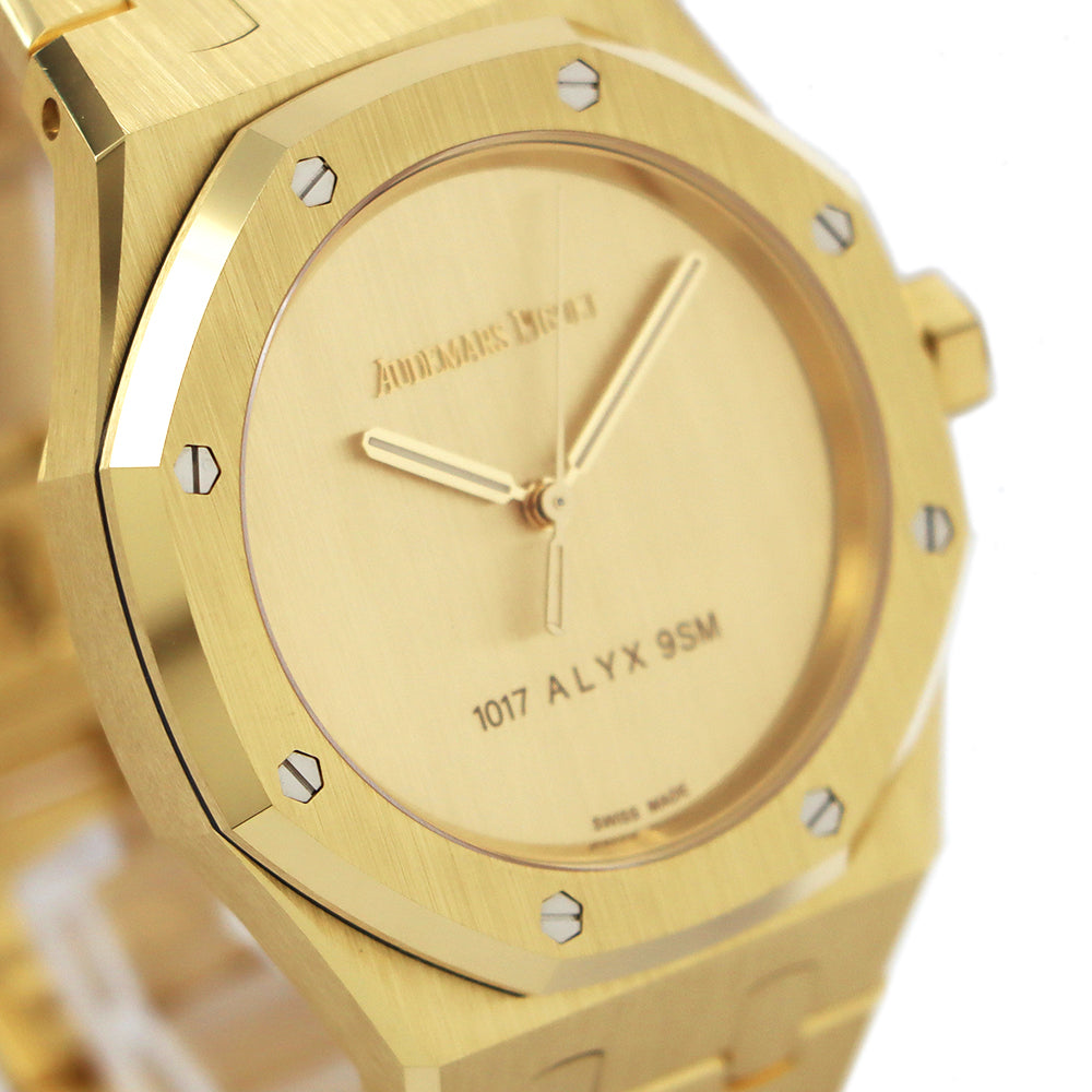 Audemars Piguet Royal Oak x 1017 ALYX 9SM Ref. 15550BA.OO.1356BA.02 · 18K Yellow Gold · Limited 194 Pieces · Cal. 5909 Automatic · 37mm Full Set