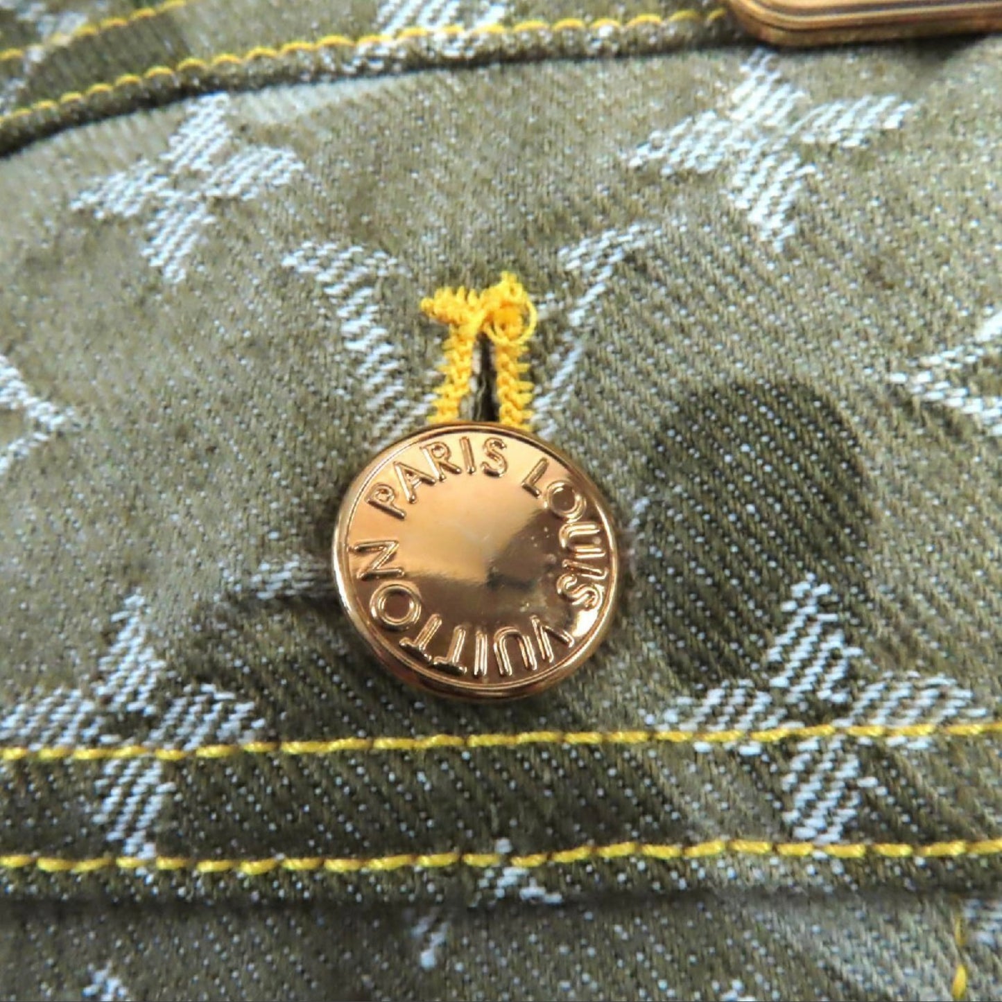 Louis Vuitton × Takashi Murakami 08AW Monogramouflage Shearling Collar Jacket Size 40 | Limited Edition LV Camo Denim Collector Piece