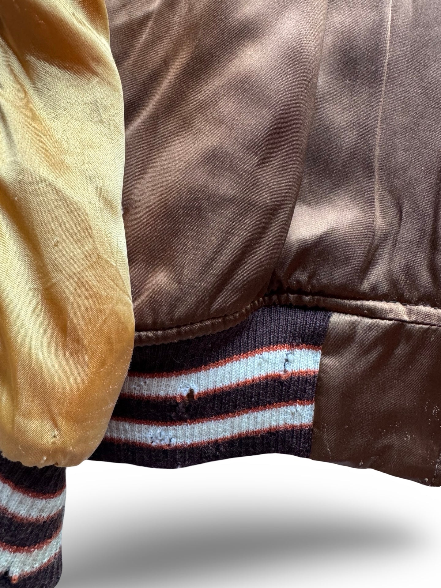 Vintage Pherrow’s Reversible Sukajan Jacket – Dragon & Warrior Embroidery / Skeleton Parade Art – Brown Gold × Beige Black (Japan Amekaji)