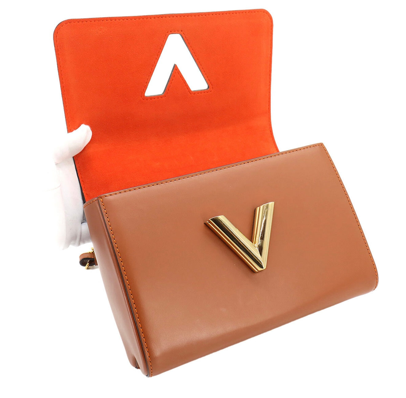 Louis Vuitton × Grace Coddington Catogram Twist MM Chain Shoulder Bag M44408 – Limited Edition Monogram Catogram Canvas