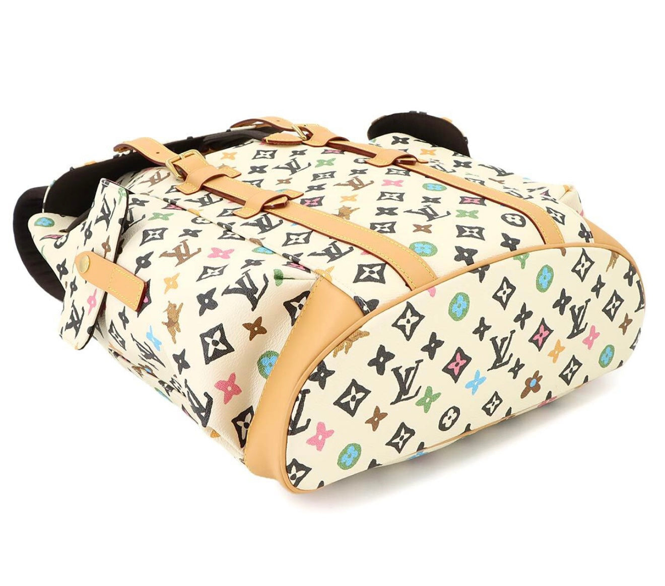 Louis Vuitton Monogram Multicolor Christopher MM Backpack Vanilla M25240 – Rare Collector’s Grail with Dust Bag & Accessories