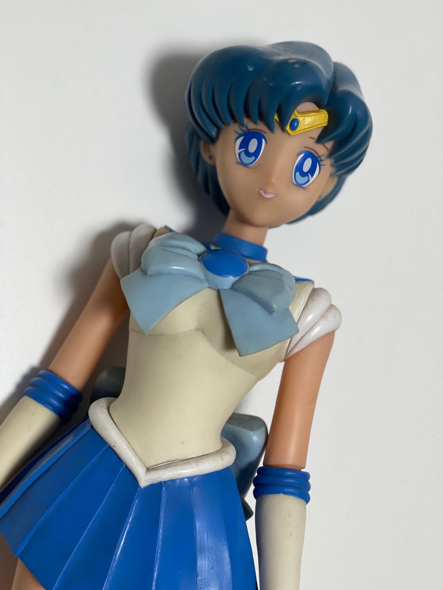 Vintage 1993 Bandai Sailor Mercury Jumbo Figure | Made in Japan | 49cm Sailor Moon Anime Collector Display Doll