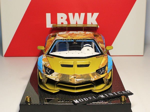 BBR x LBWK 1:18 Lamborghini Aventador LP700-4 “Zero Fighter 2.0” One-Off Livery Resin Model on Display Base