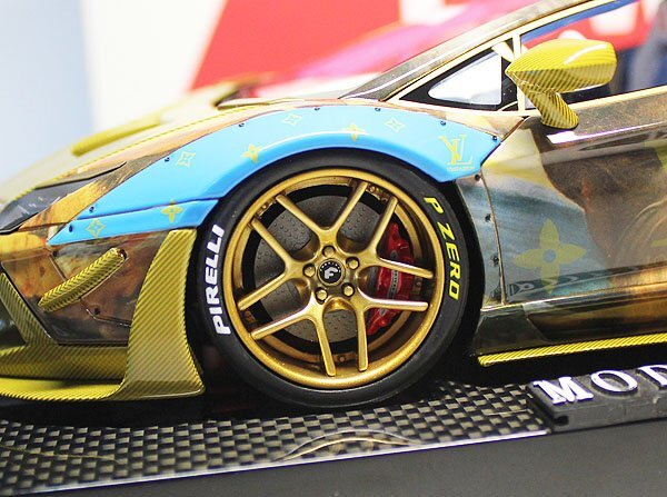 BBR x LBWK 1:18 Lamborghini Aventador LP700-4 “Zero Fighter 2.0” One-Off Livery Resin Model on Display Base