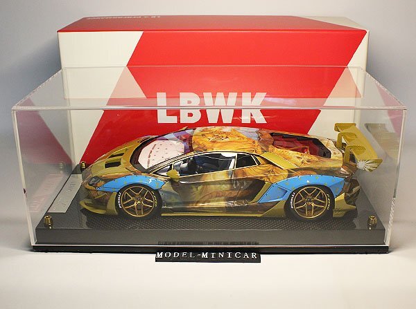BBR x LBWK 1:18 Lamborghini Aventador LP700-4 “Zero Fighter 2.0” One-Off Livery Resin Model on Display Base