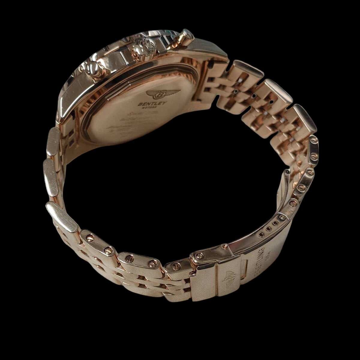 Breitling for Bentley K25362 · Solid 18K Yellow Gold 310g · 48mm Luxury Chronograph · Full Set Box & Papers · Super Heavy Gold Watch