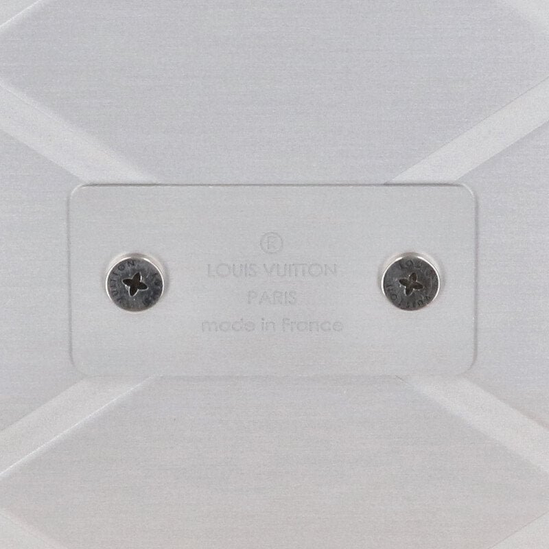Louis Vuitton Silver Monogram Aluminium Trunk – Rare LV Aluminium Hardcase Box with Wooden Handle · A-Rank Collector Display Case