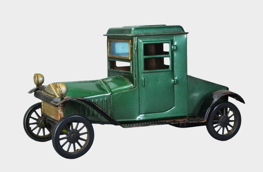 Bandaiya Packard 1918 Tin Toy Car — 1950s Japanese Tinplate Automobile, Early Bandai Artifact