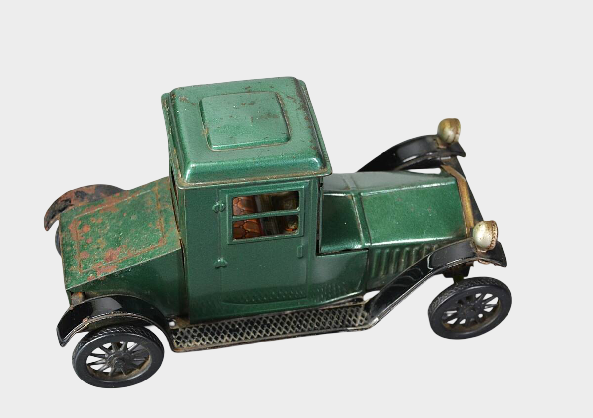 Bandaiya Packard 1918 Tin Toy Car — 1950s Japanese Tinplate Automobile, Early Bandai Artifact
