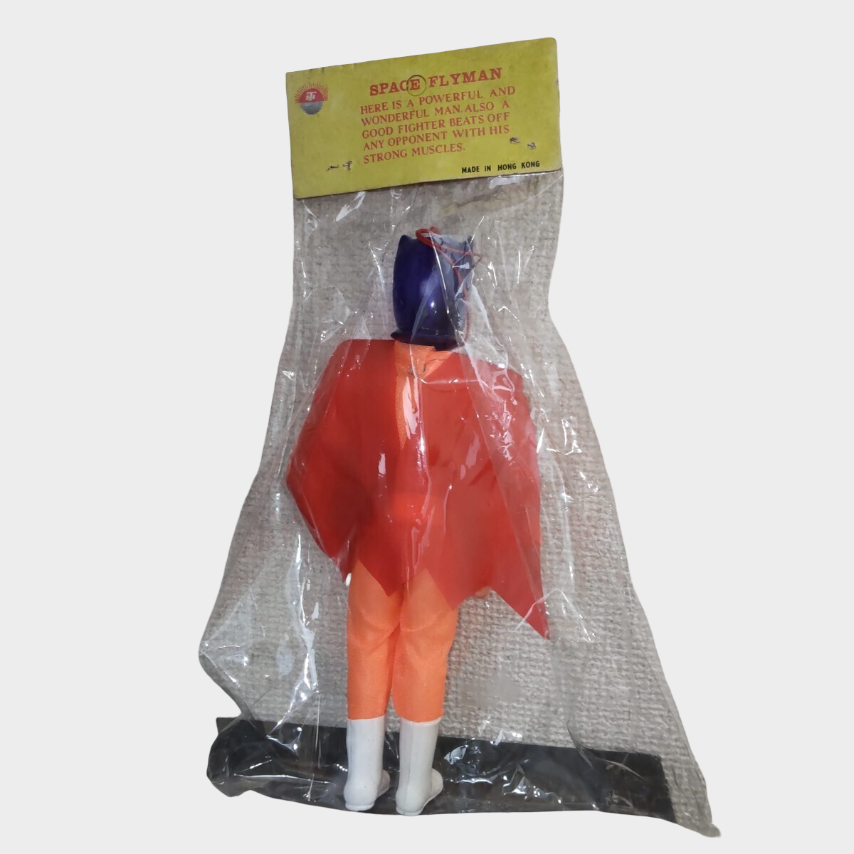Batman Soft Vinyl Figure 24cm Hong Kong Export Sofubi Bagged with Space Flyman Header Card