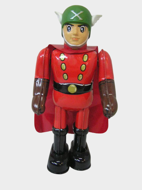 Big X Tin Walking Robot — Japanese Mechanical Showa Hero Figure