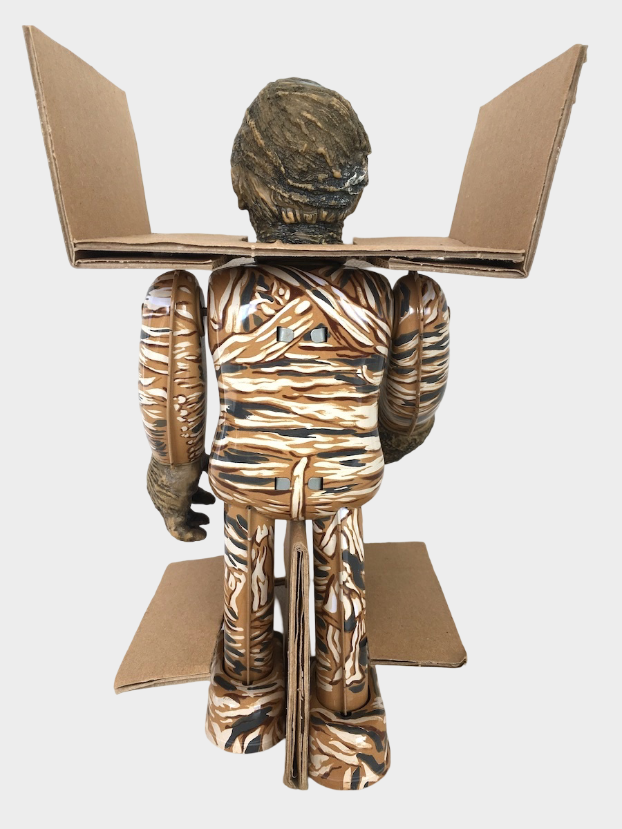 Biliken Shokai Universal Monsters Mummy Tin Wind-Up Figure — Japanese Buriki Horror Toy