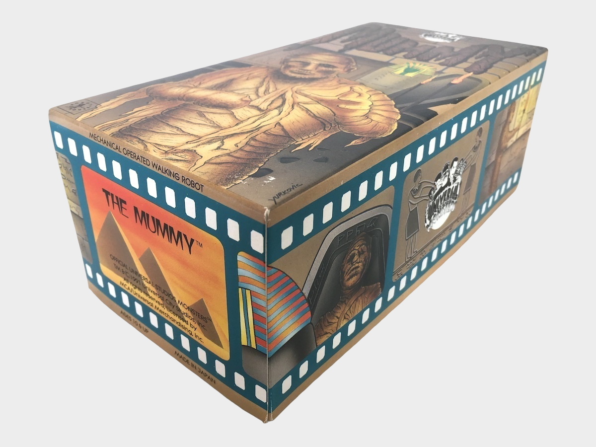 Biliken Shokai Universal Monsters Mummy Tin Wind-Up Figure — Japanese Buriki Horror Toy