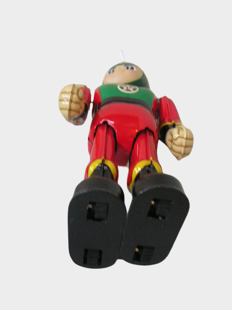 Billiken Shokai Yūsei Shōnen Space Boy Papii Tin Wind-Up Figure — Japanese Showa Retro Mechanical Toy with Box