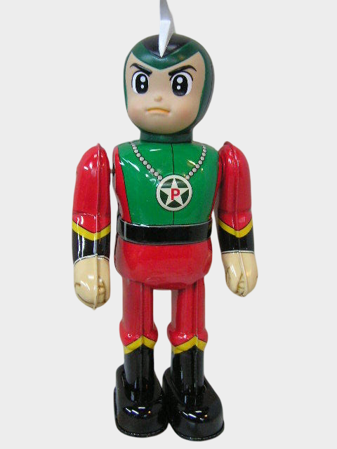 Billiken Shokai Yūsei Shōnen Space Boy Papii Tin Wind-Up Figure — Japanese Showa Retro Mechanical Toy with Box