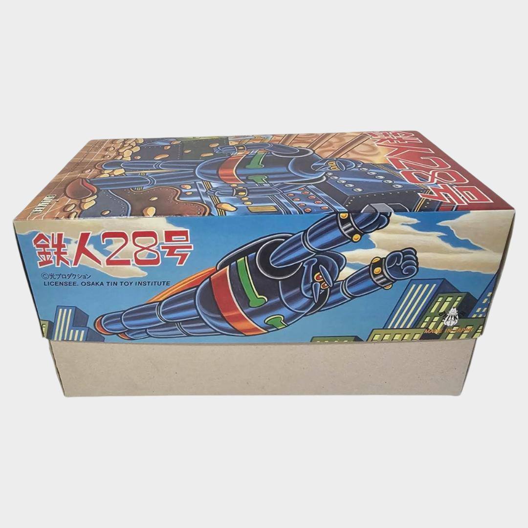 Billiken Tetsujin 28-Go 30cm Tin Walking Robot — Japanese Showa Mecha Icon
