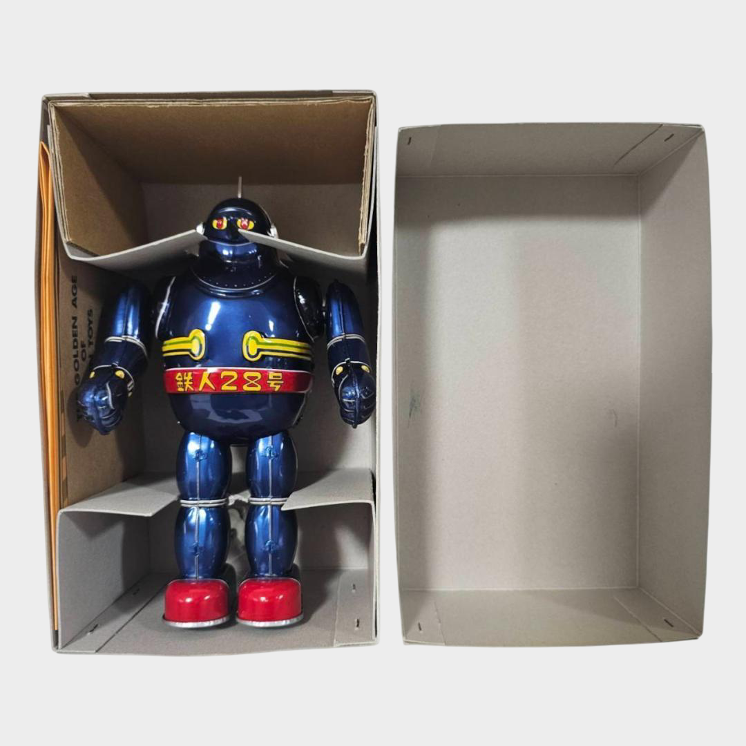 Billiken Tetsujin 28-Go 30cm Tin Walking Robot — Japanese Showa Mecha Icon