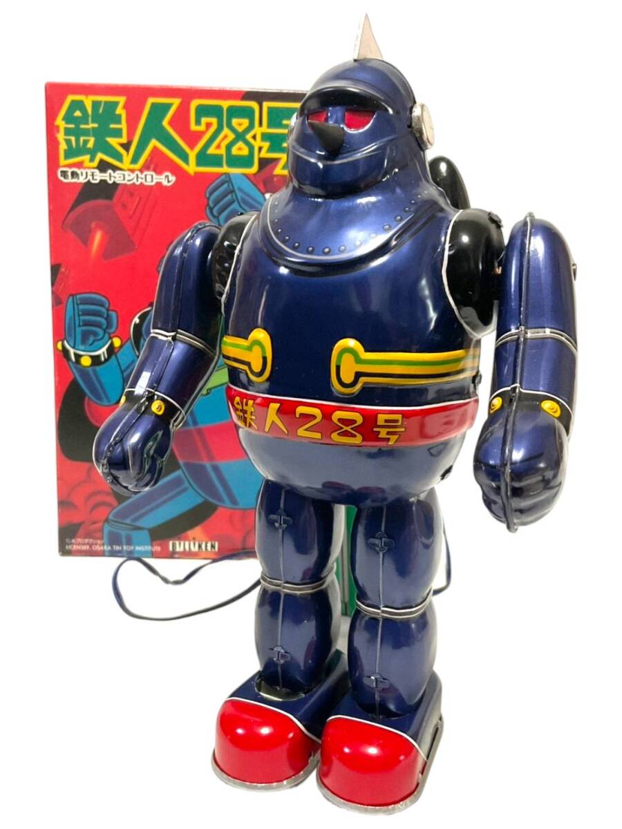 Billiken Tetsujin 28-Go Electric Remote Control Tin Robot — Showa Japanese Icon