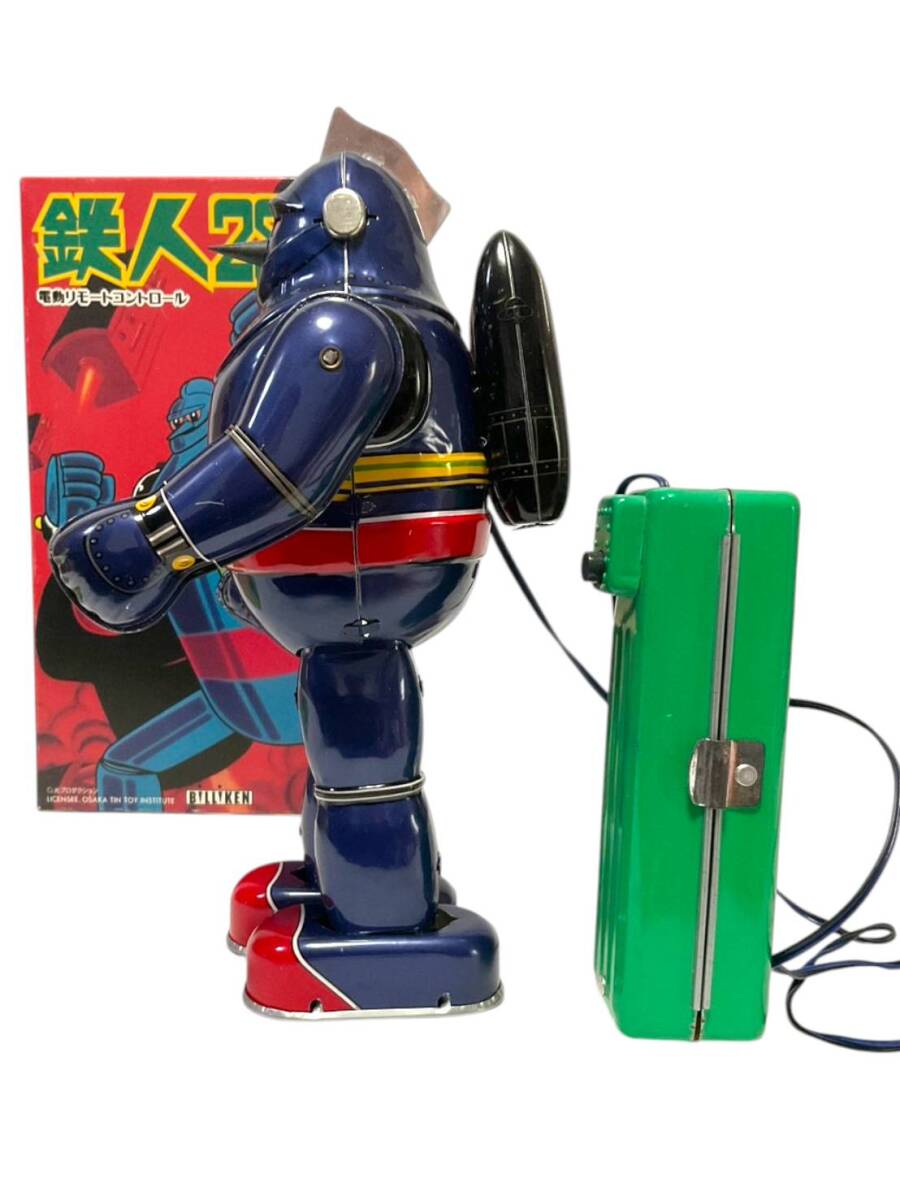 Billiken Tetsujin 28-Go Electric Remote Control Tin Robot — Showa Japanese Icon