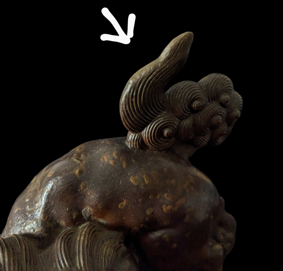 Edo Period Bizen Ware Shishi Incense Burner — Fierce Guardian Lion Censer, Approx. 15.5 cm Wide, Edo-Period Style Studio Work