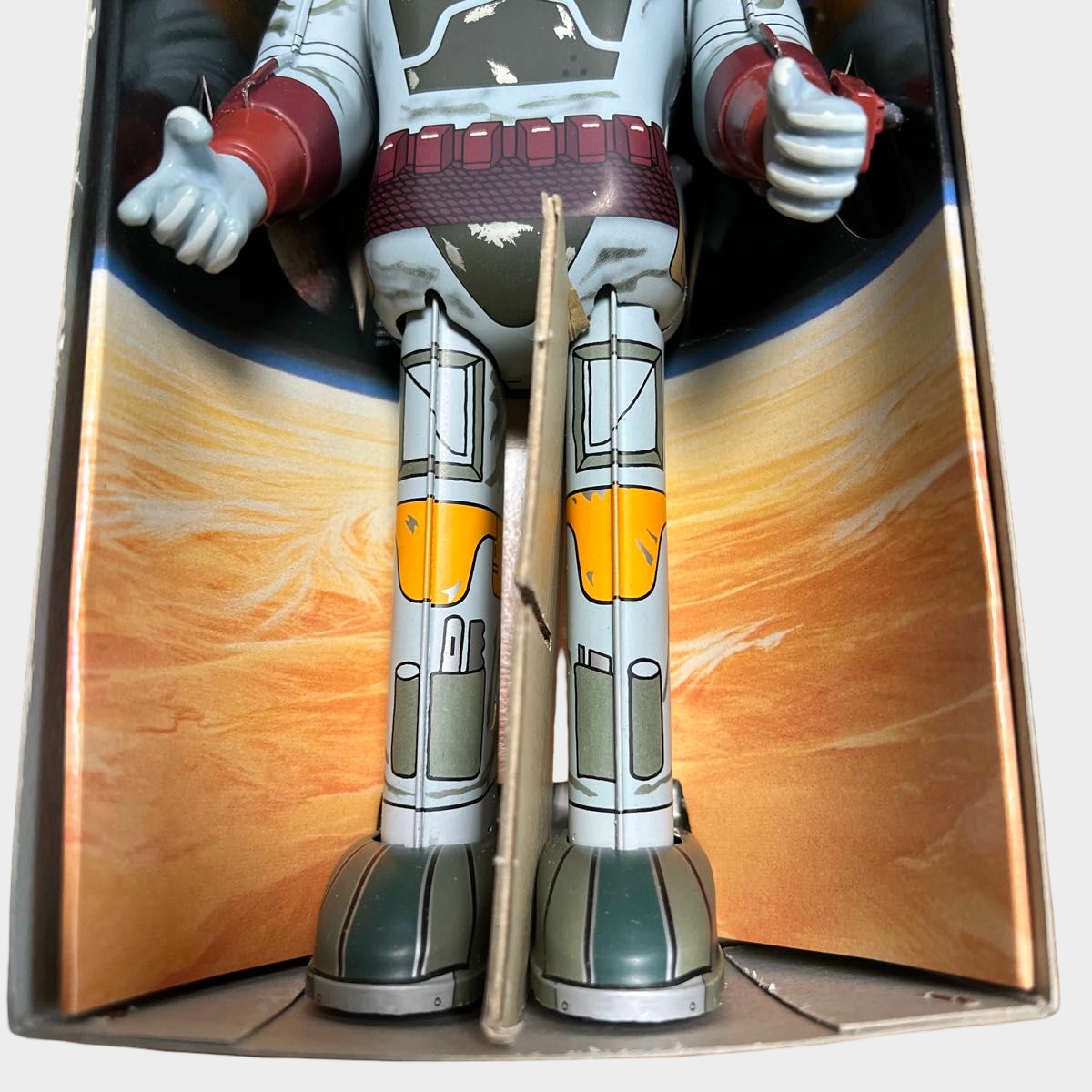 Boba Fett Tinplate Wind-Up Figure  Star Wars Tin Age Japan Limited Osaka Tin Toy Museum