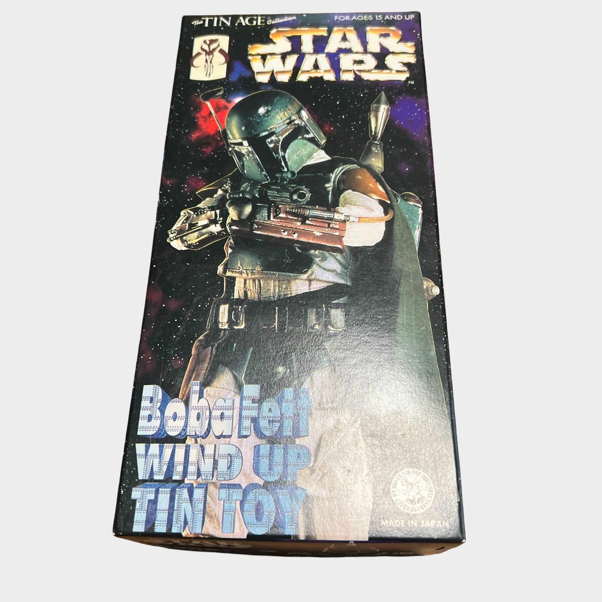 Boba Fett Tinplate Wind-Up Figure  Star Wars Tin Age Japan Limited Osaka Tin Toy Museum