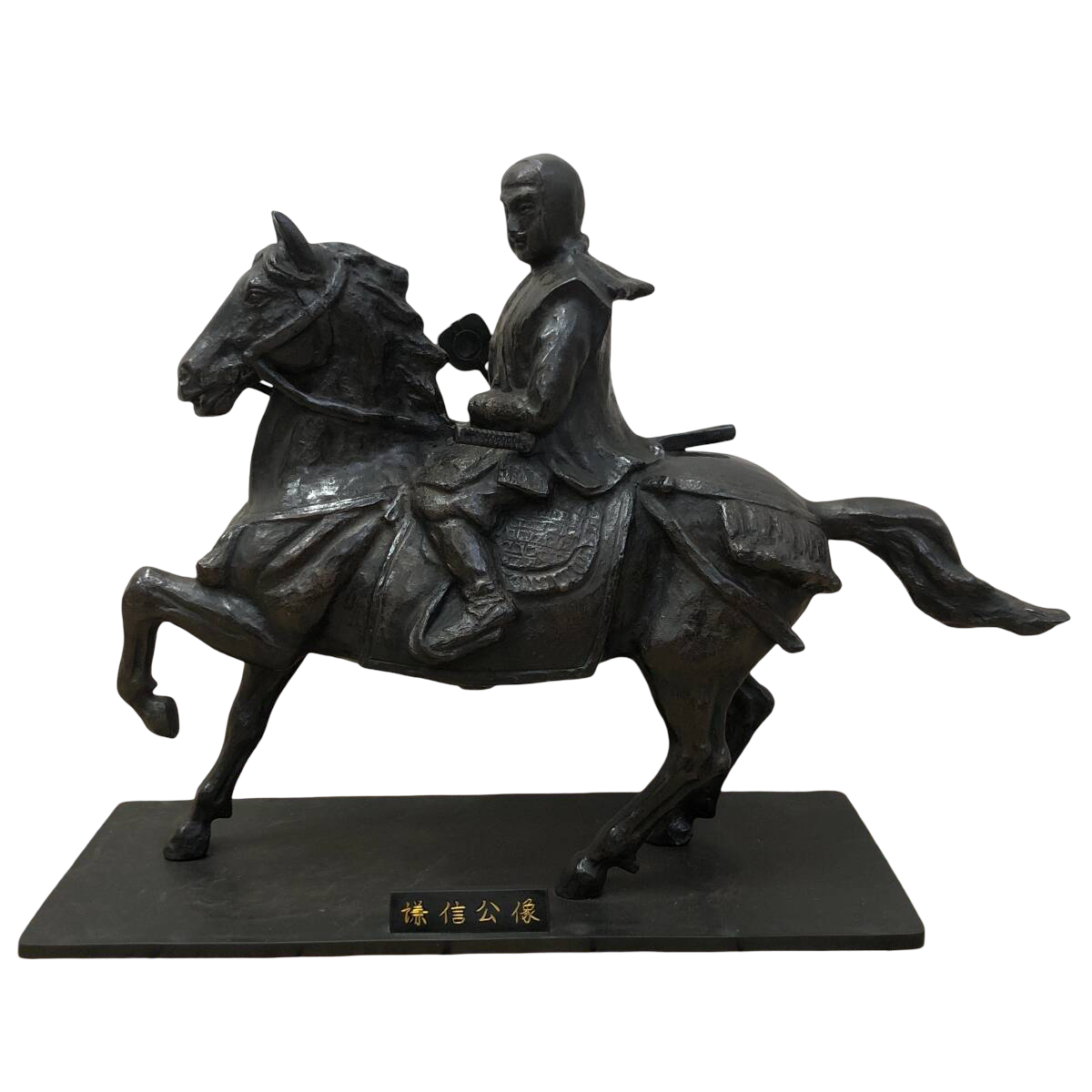 Bronze Equestrian Statue of Kusunoki Masashige | Mounted Samurai Icon | Japanese Bronze Sculpture | Showa Period