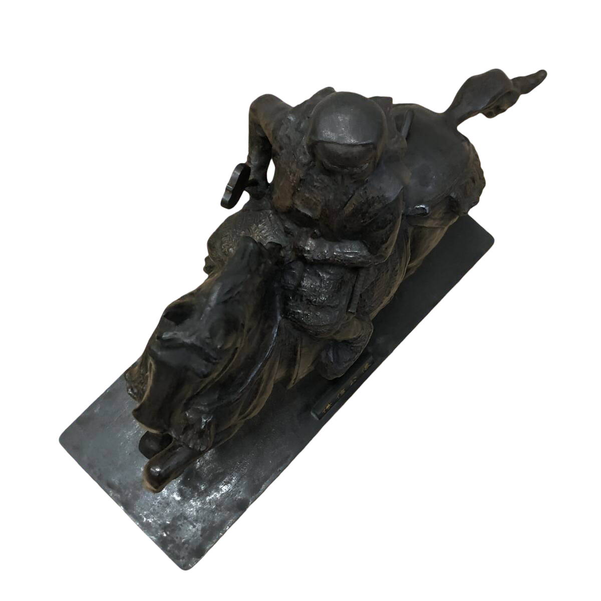 Bronze Equestrian Statue of Kusunoki Masashige | Mounted Samurai Icon | Japanese Bronze Sculpture | Showa Period