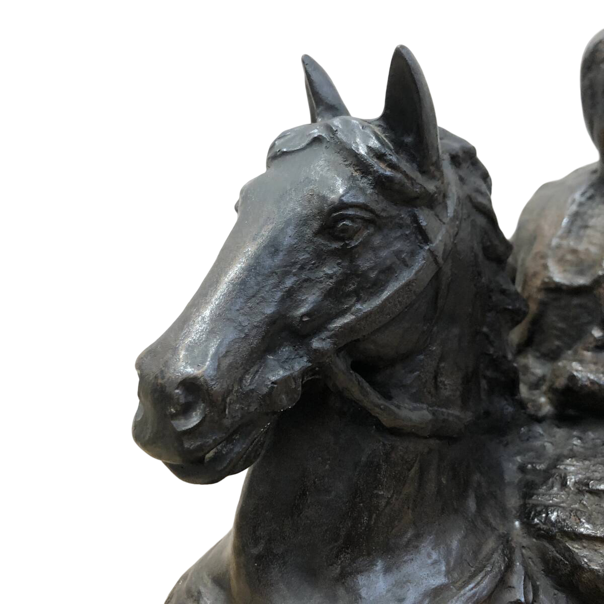 Bronze Equestrian Statue of Kusunoki Masashige | Mounted Samurai Icon | Japanese Bronze Sculpture | Showa Period