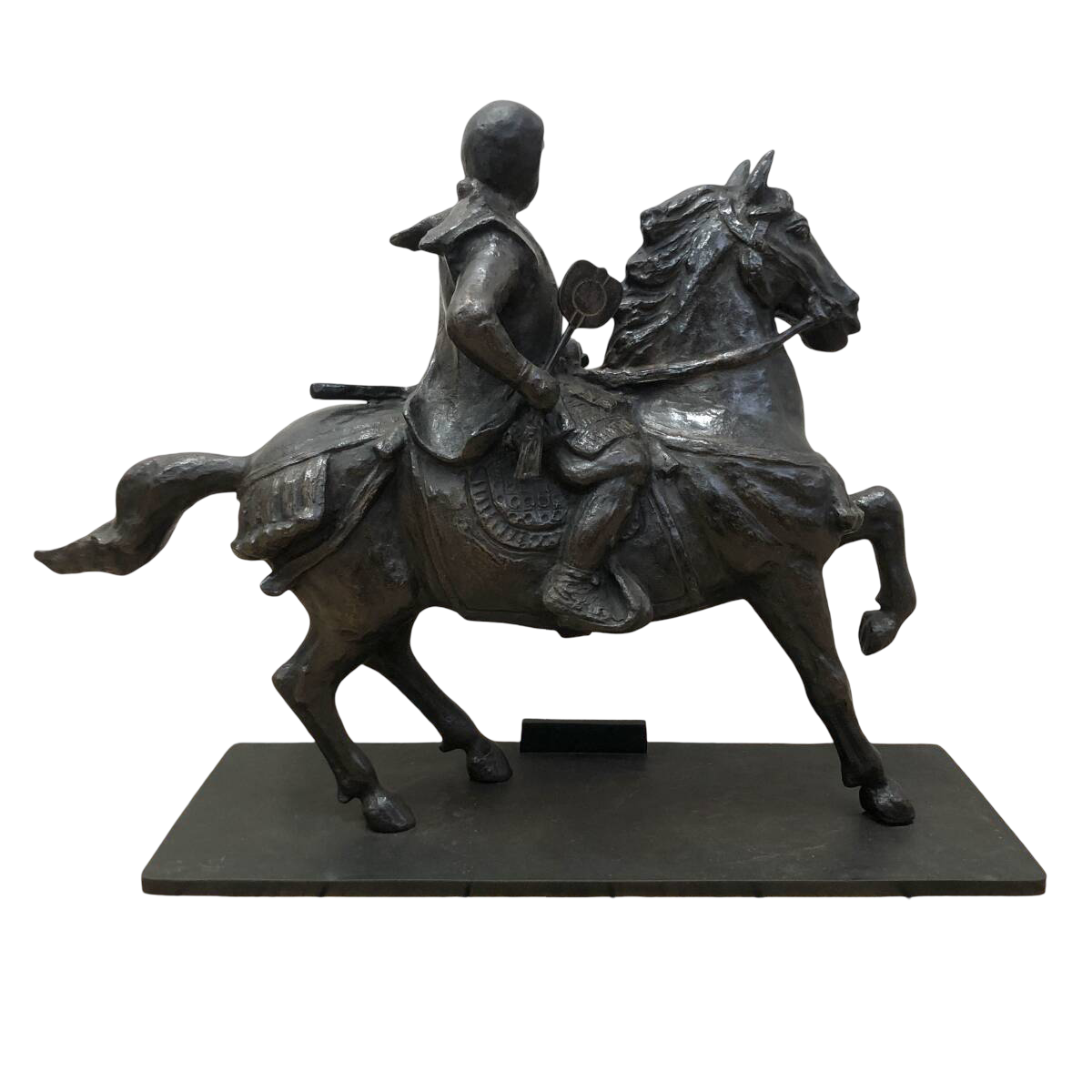 Bronze Equestrian Statue of Kusunoki Masashige | Mounted Samurai Icon | Japanese Bronze Sculpture | Showa Period