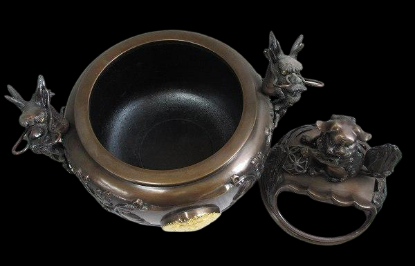 Monumental Bronze Shishi / Dragon Ryu Kōro Incense Burner — Temple / Shrine Courtyard Grade (10‑go Scale)