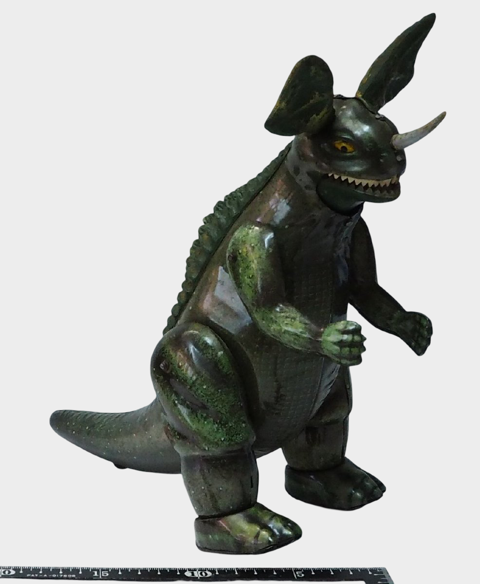 Vintage Bullmark Baragon Vintage Tin Kaiju Remote Control Monster Showa Era Japan